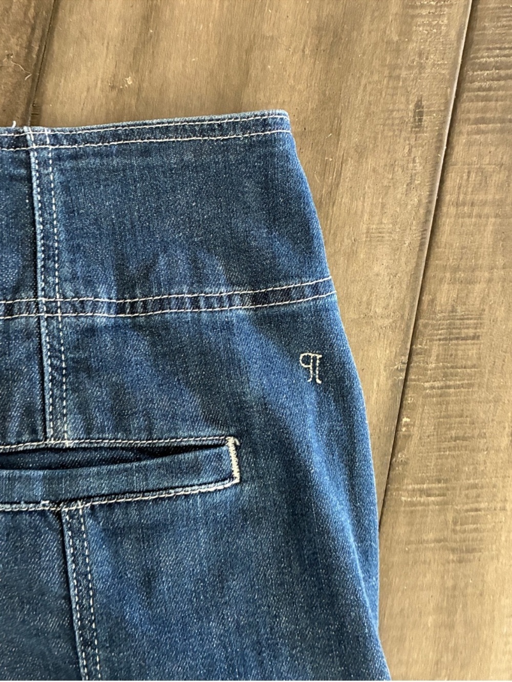 Anthropologie Pilcro Seamed High-Rise Wide-Leg Jeans - Size 34 - Picture 6 of 14